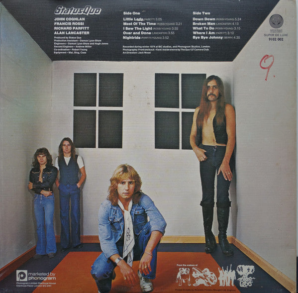 Status Quo : On The Level (LP, Album, Gat)