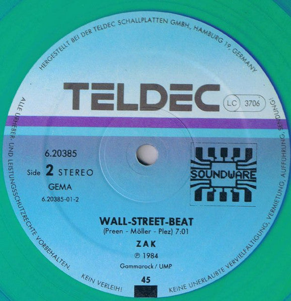 Zack Preen : Let's Trade (12", Gre)