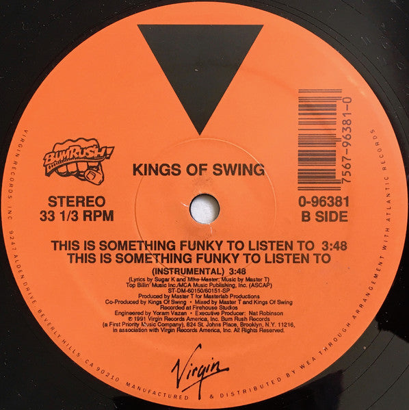 Kings Of Swing : U Know I Love Ya Baby (12")