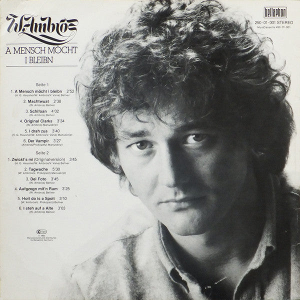 Wolfgang Ambros : A Mensch Möcht I Bleibn (LP, Comp)