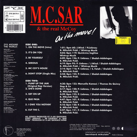 Real McCoy : On The Move! (LP, Album)