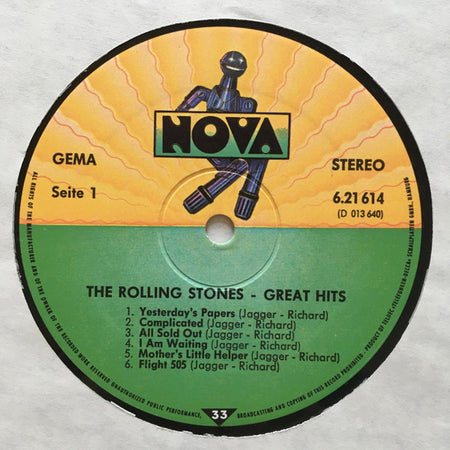 The Rolling Stones : Great Hits (LP, Comp)