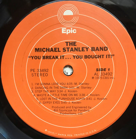 The Michael Stanley Band* : You Break It...You Bought It! (LP, Album)