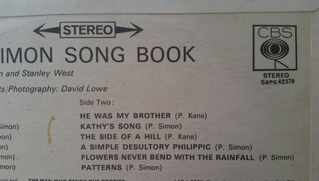 Paul Simon : The Paul Simon Song Book (LP, Album)