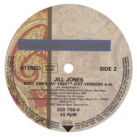 Jill Jones : G-Spot (Extended Version) (12")