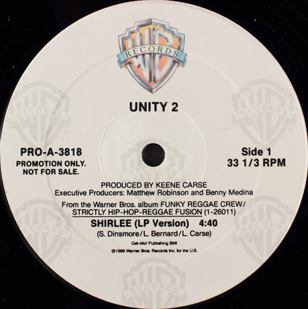 Unity 2 : Shirlee (12", Promo)