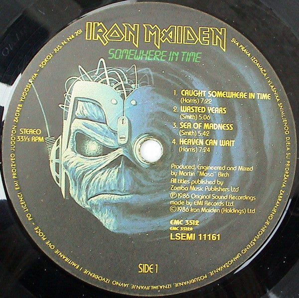 Iron Maiden : Somewhere In Time (LP, Album)
