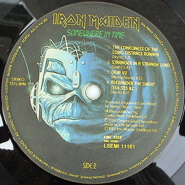 Iron Maiden : Somewhere In Time (LP, Album)