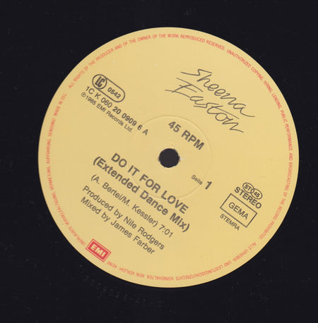 Sheena Easton : Do It For Love (12", Maxi)