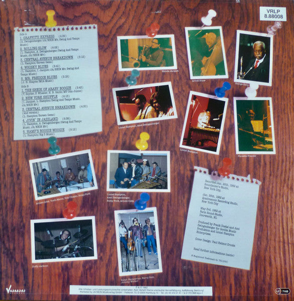 Lionel Hampton & Axel Zwingenberger : The Boogie Woogie Album (LP, Album)