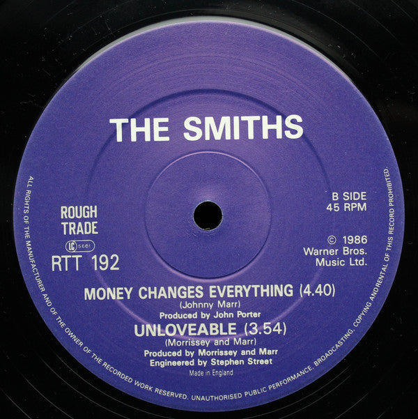 The Smiths : Bigmouth Strikes Again (12", Single, CBS)