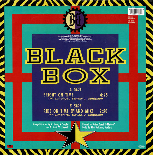 Black Box : Bright On Time (12", Maxi)