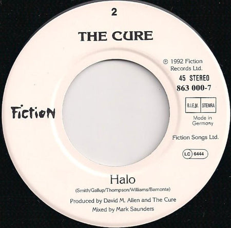 Cure* : Friday I'm In Love (7", Single)