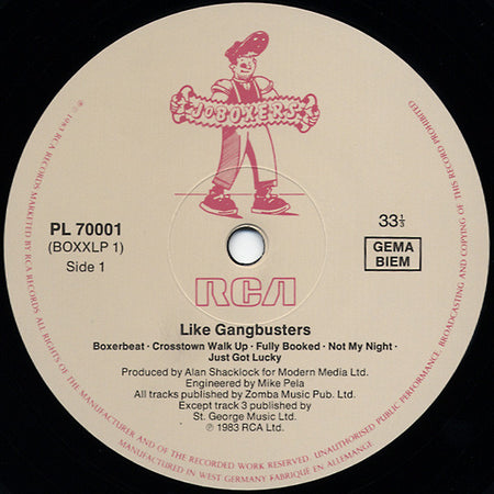 JoBoxers : Like Gangbusters (LP, Album)