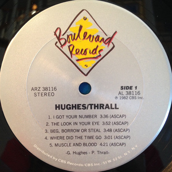 Hughes / Thrall : Hughes / Thrall (LP, Album, Ter)