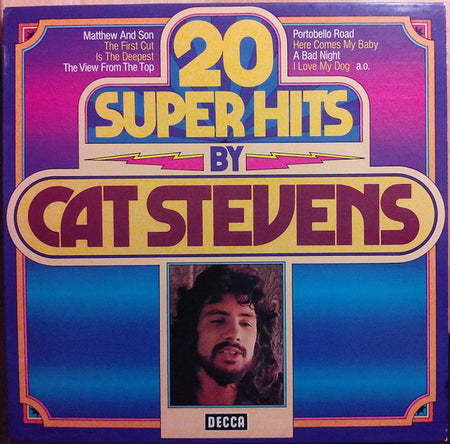 Cat Stevens : 20 Super Hits By Cat Stevens (LP, Comp)