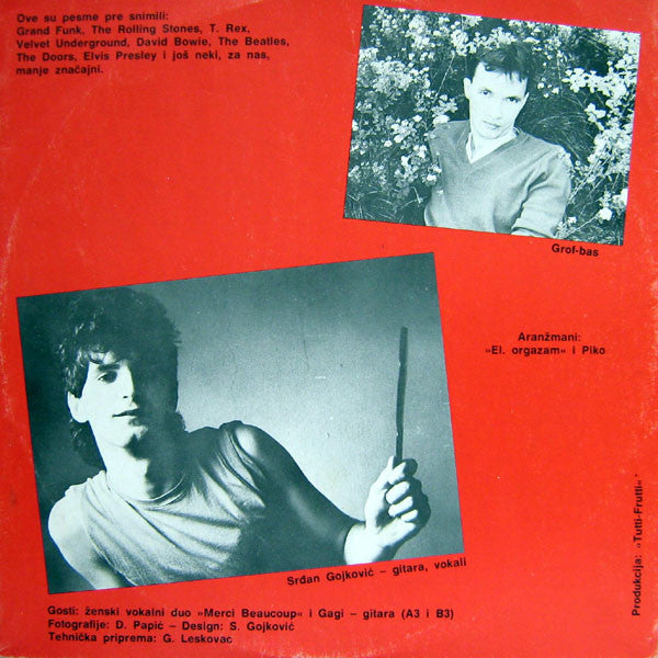 Električni Orgazam : Les Chansones Populaires (LP, Album, Mono)