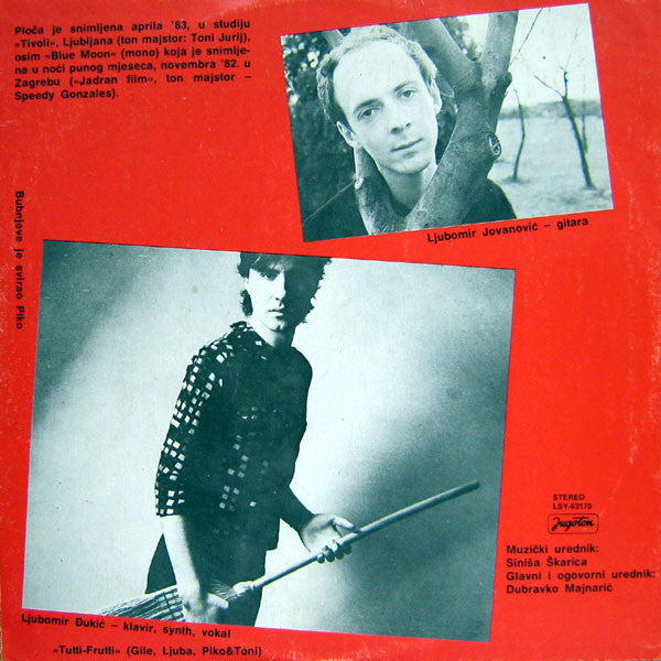 Električni Orgazam : Les Chansones Populaires (LP, Album, Mono)