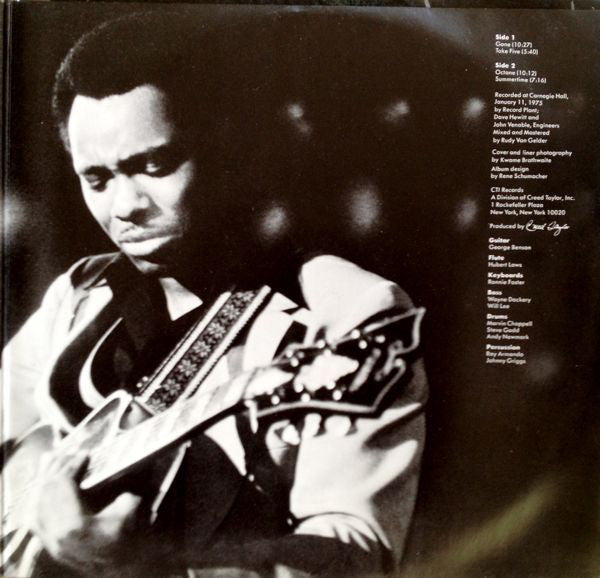 George Benson : In Concert - Carnegie Hall (LP, Album, Gat)