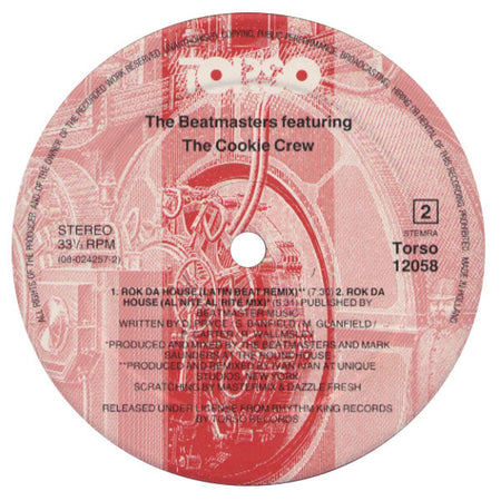 The Beatmasters Featuring The Cookie Crew : Rok Da House (12")