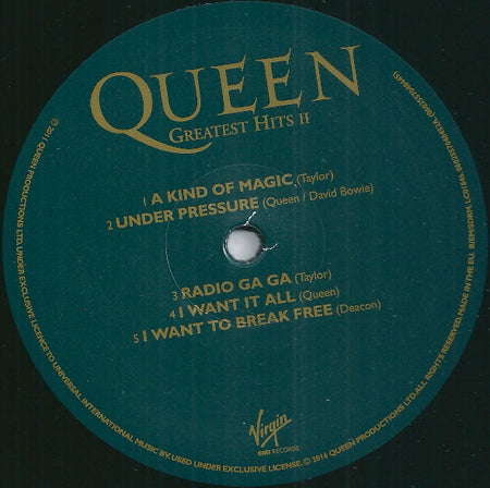 Queen : Greatest Hits II (2xLP, Comp, RE, RM, Gat)