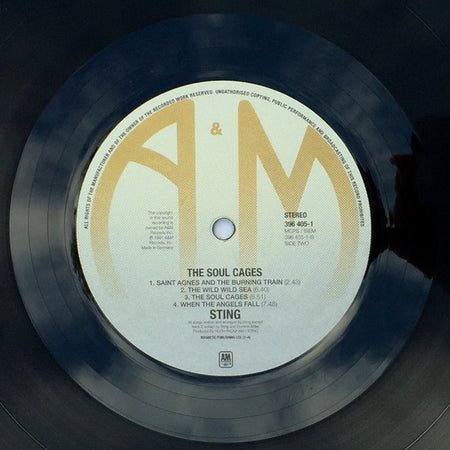 Sting : The Soul Cages (LP, Album, RE, 180)