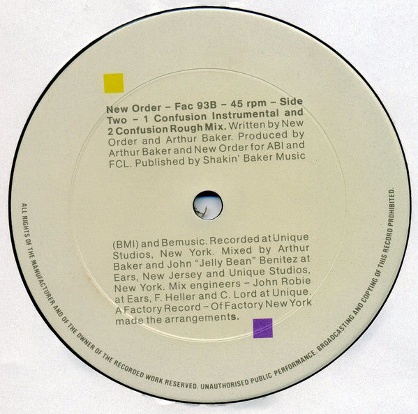 New Order : Confusion (12")