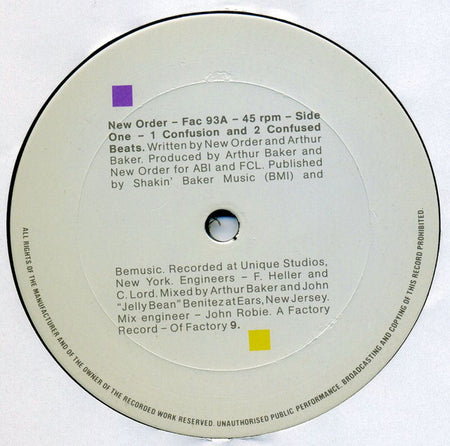 New Order : Confusion (12")
