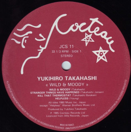 Yukihiro Takahashi : Wild & Moody (LP, Album)