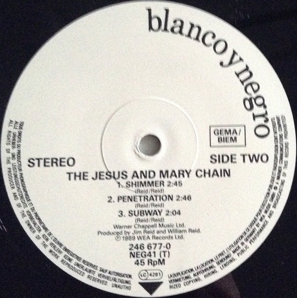 The Jesus And Mary Chain : Blues From A Gun (12", Single)