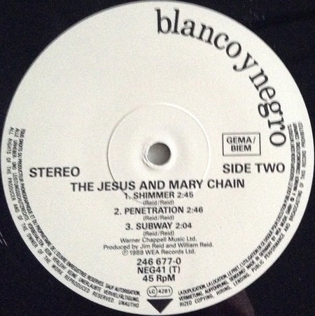 The Jesus And Mary Chain : Blues From A Gun (12", Single)