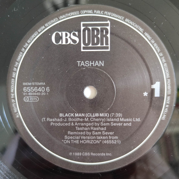 Tashan : Black Man (12", Maxi)
