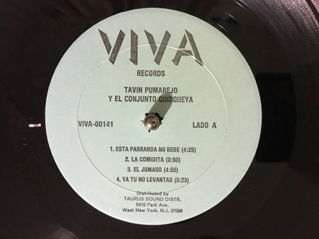 Tavín Pumarejo Con El Conjunto Quisqueya : Merengues Jibaros (LP, Album)
