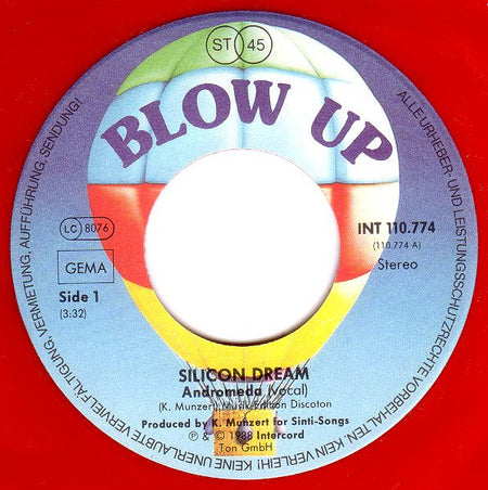 Silicon Dream : Andromeda (7", Single, Red)