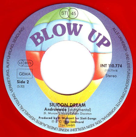 Silicon Dream : Andromeda (7", Single, Red)