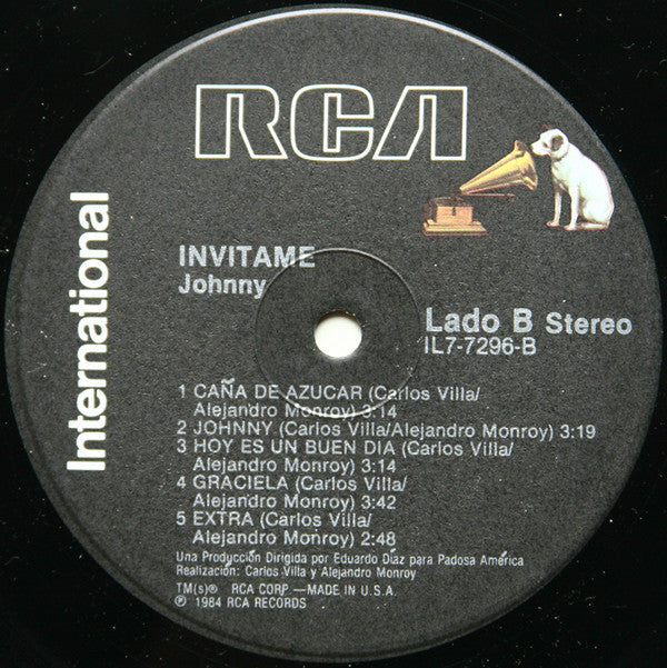 Johnny Lozada : Invitame (LP, Album)