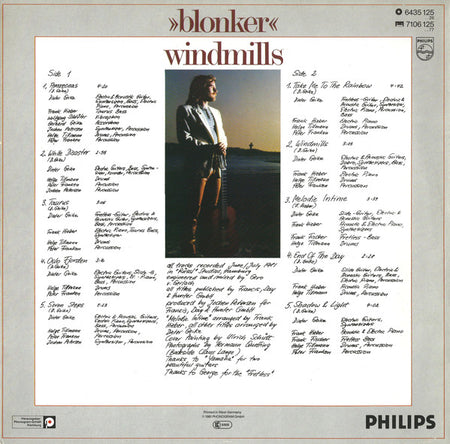 Blonker : Windmills (LP, Album)