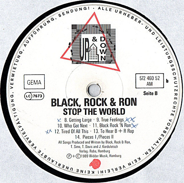 Black Rock & Ron : Stop The World (LP, Album)