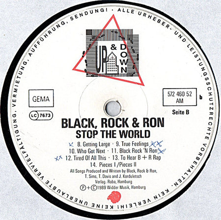 Black Rock & Ron : Stop The World (LP, Album)