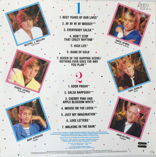 Modern Romance : Party Tonight (LP, Comp)