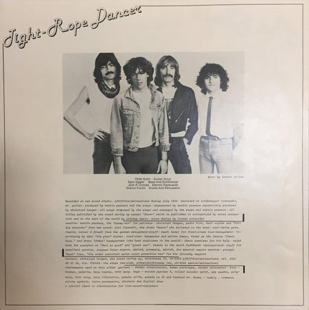 The Steps (8) : Tight-Rope Dancer (LP, Album)