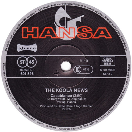 The Koola News : Beatmaster (12", Maxi)
