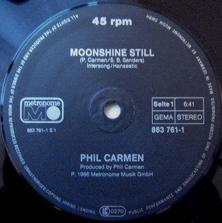 Phil Carmen : Moonshine Still (12")
