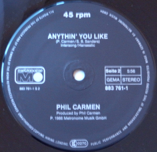 Phil Carmen : Moonshine Still (12")