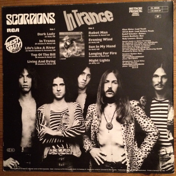 Scorpions : In Trance (LP, Album, RE)