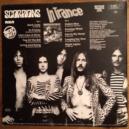 Scorpions : In Trance (LP, Album, RE)