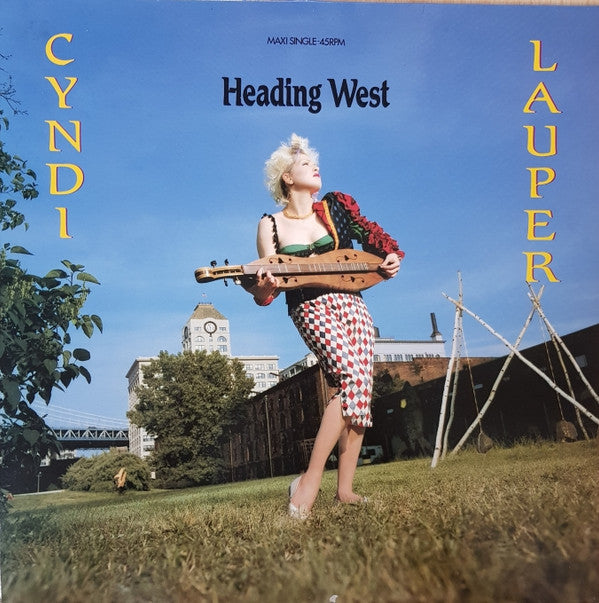 Cyndi Lauper : Heading West (12", Maxi)