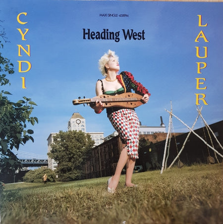 Cyndi Lauper : Heading West (12", Maxi)