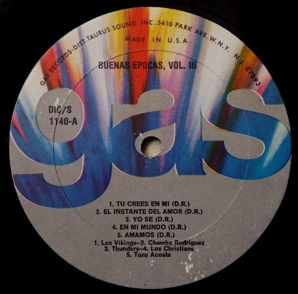 Various : Buenas Epocas Vol. III (LP, Comp)