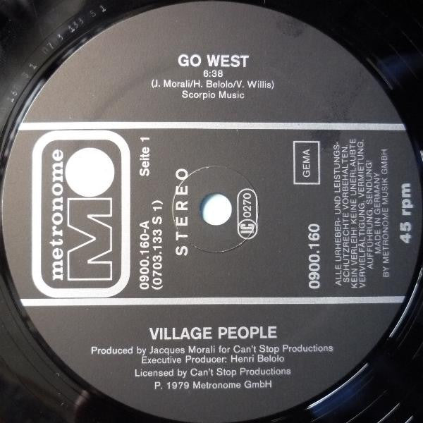 Village People : Go West (12", Ltd)